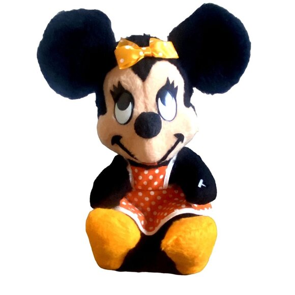 Vintage Walt Disney Characters 17 Inch Minnie Mouse Stuffed Character-GUC - Picture 1 of 8
